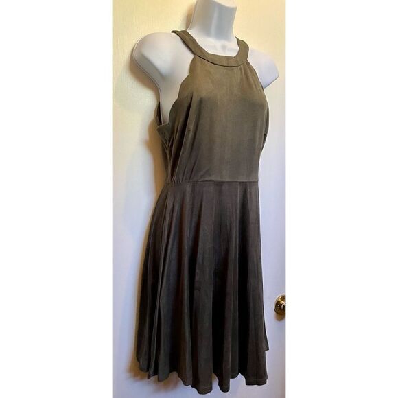 🔴 Altar'D state Forrest green Scalloped sleeve dress size M - Picture 5 of 8